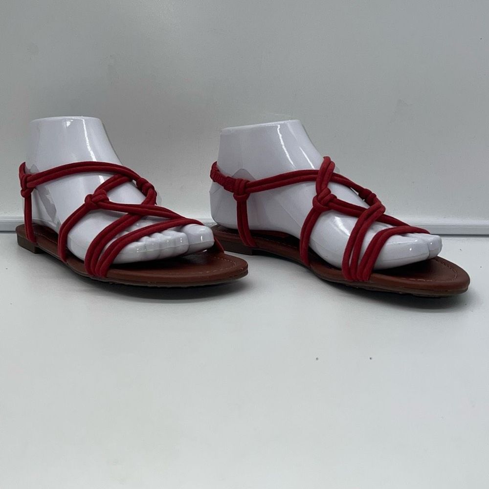 Rocket Dog Rope Strappy Sandals in Rust - Picture 3 of 11